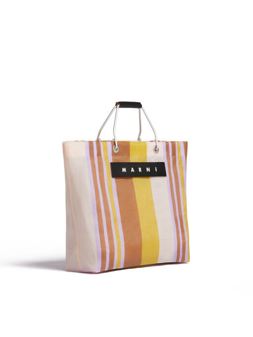 レーズン MARNI MARKET STRIPE BAG - ショッピングバッグ