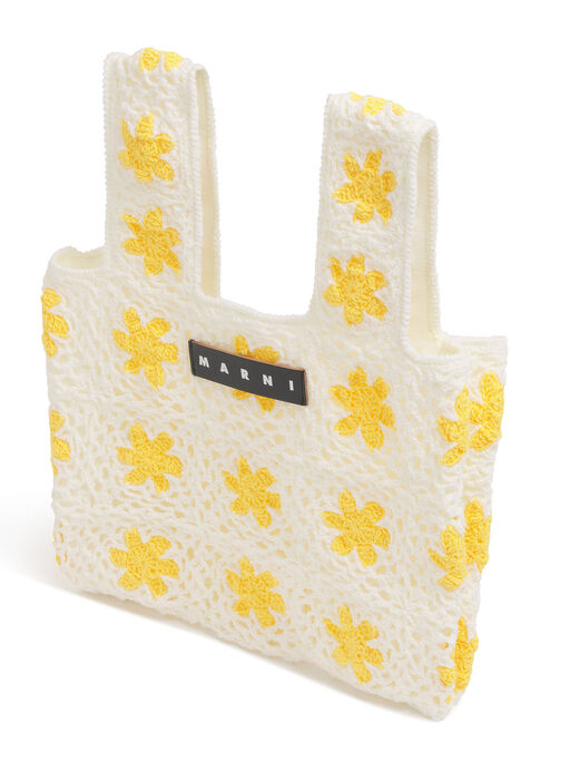 ストーンホワイト MARNI MARKET MINI FISH BAG - ショッピングバッグ