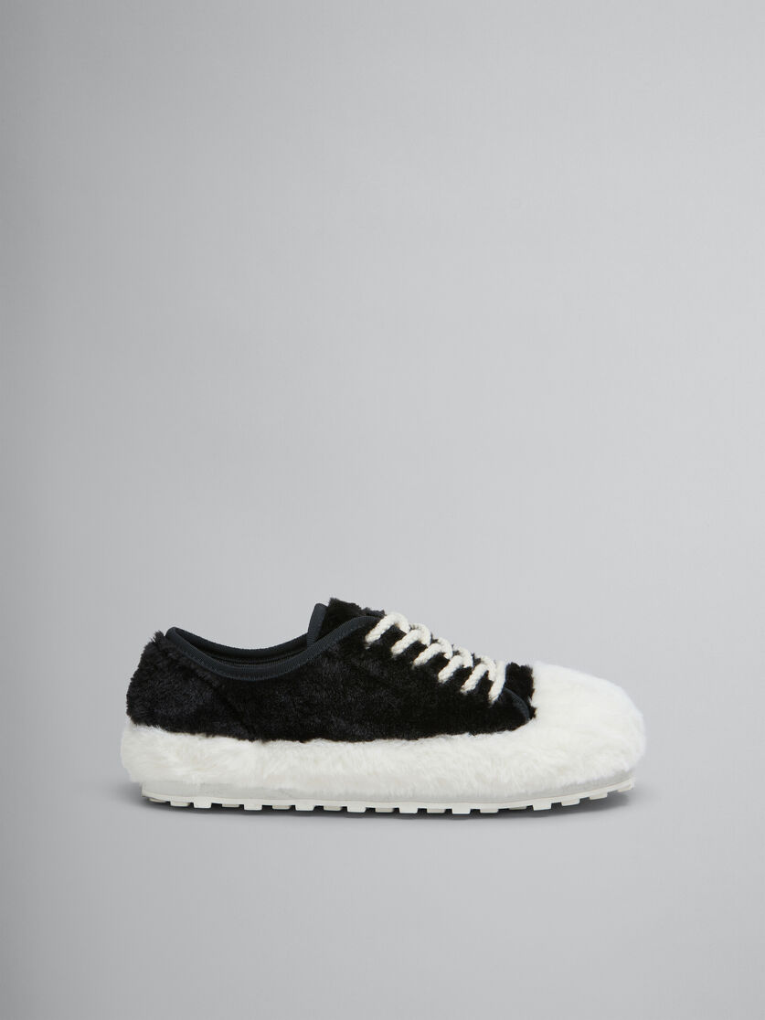 ブラック テディ テニススニーカー | Marni