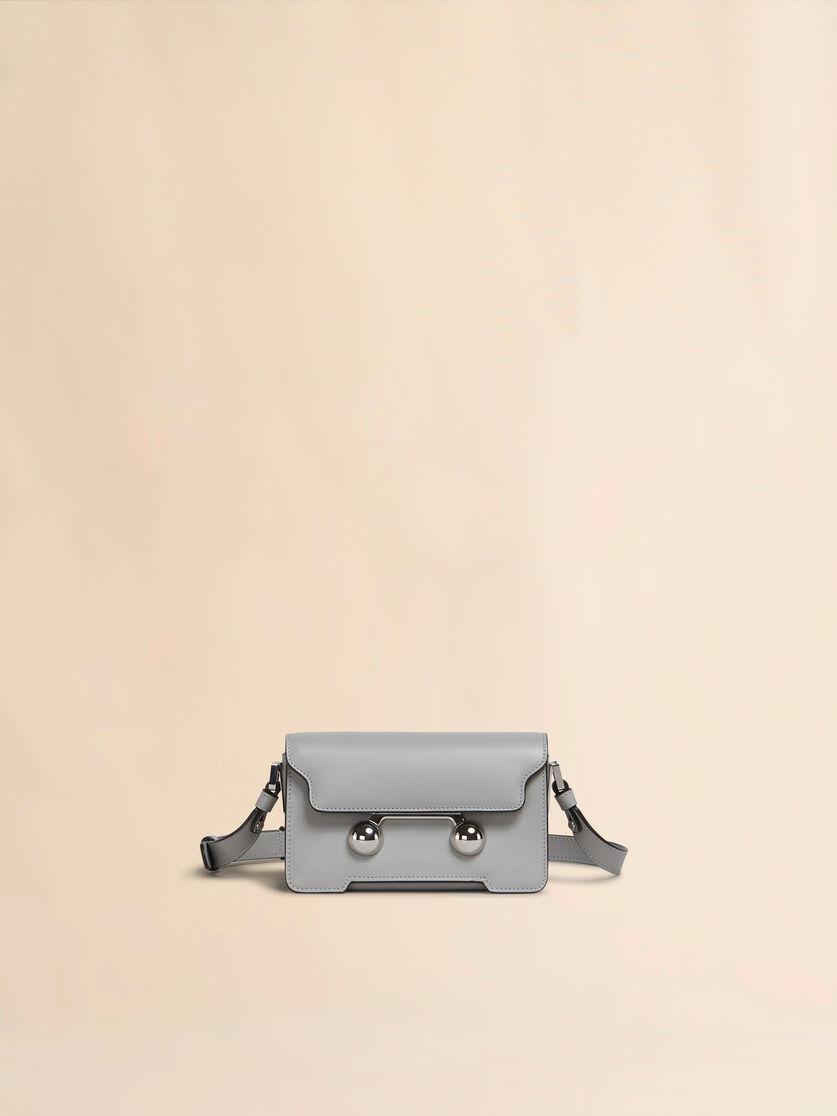Blue leather Trunkaroo mini shoulder bag - Shoulder Bags - Image 1