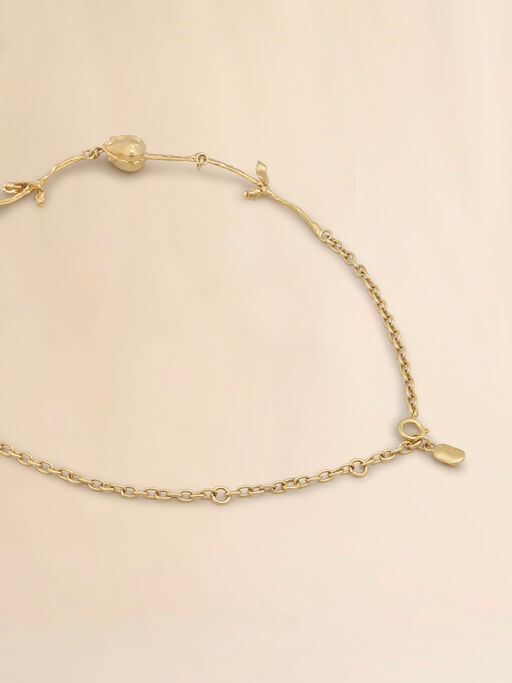 Gold Tulip necklace - Necklaces