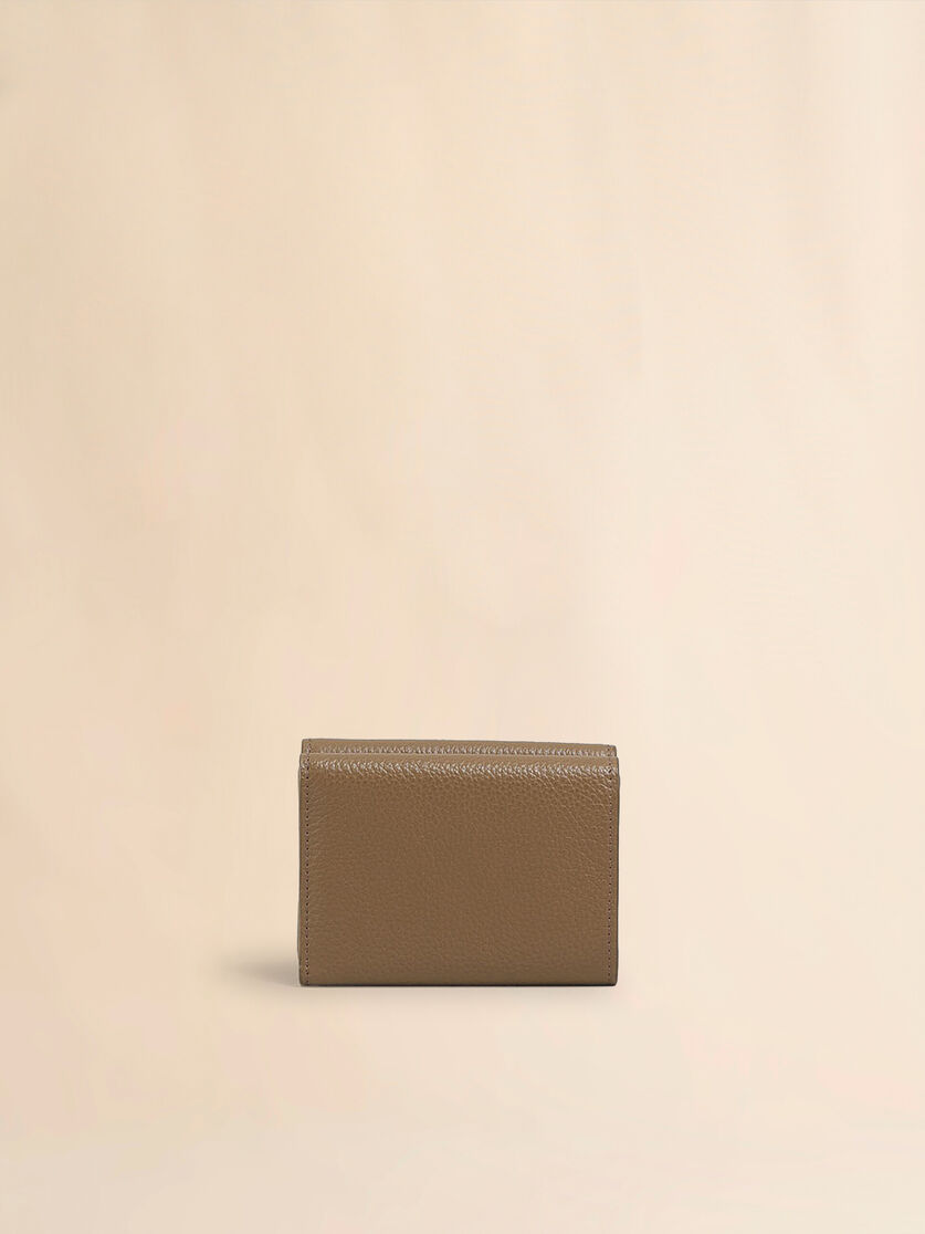 Portafoglio tri-fold in pelle nera con ricamo Marni Mending - Portafogli - Image 3