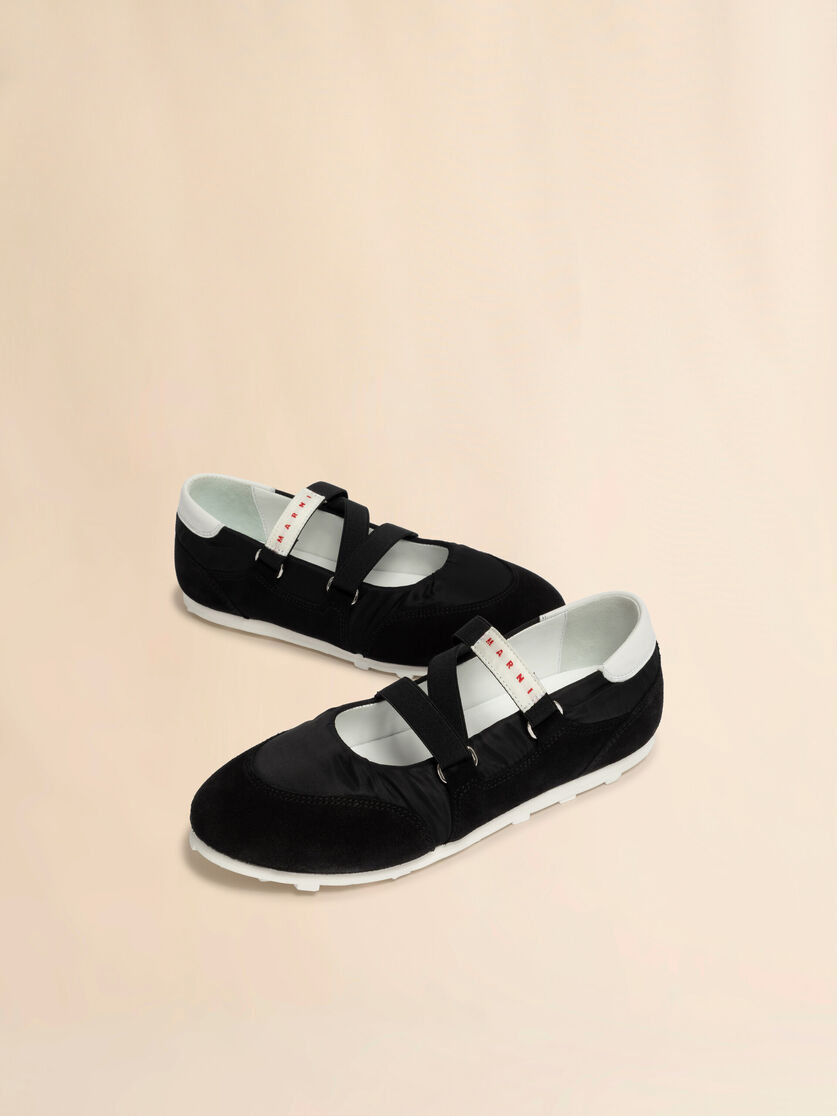Soccer Retro black ballerina trainers - Sneakers - Image 5