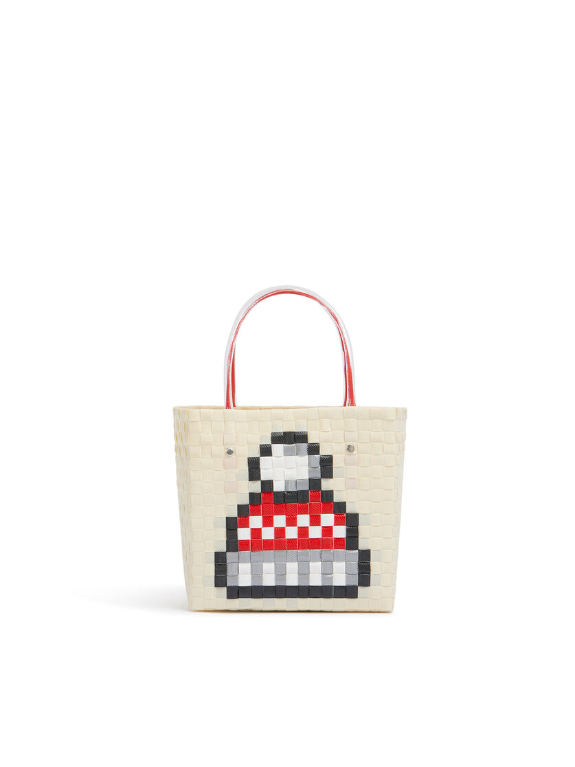 ペールグリーン MARNI MARKET デコレーション バスケットバッグ - ショッピングバッグ - Image 3