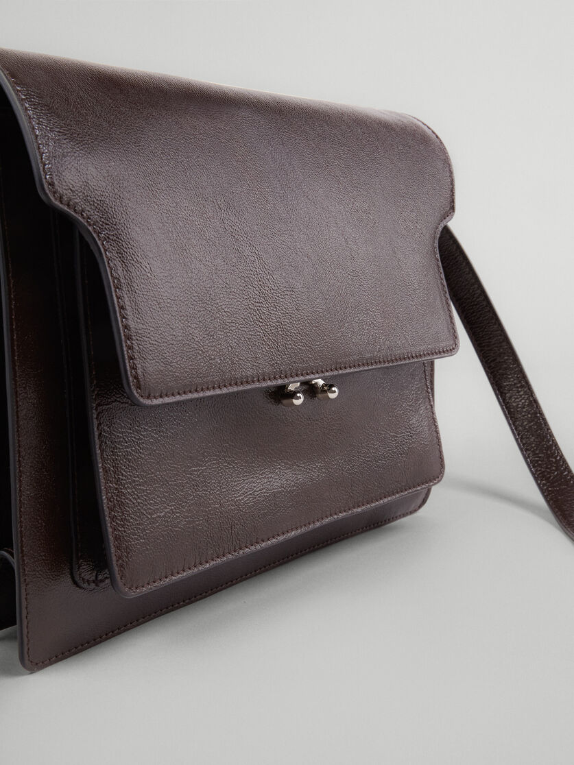 Trunk Soft Large Bag in black leather - Shoulder Bags - Image 3