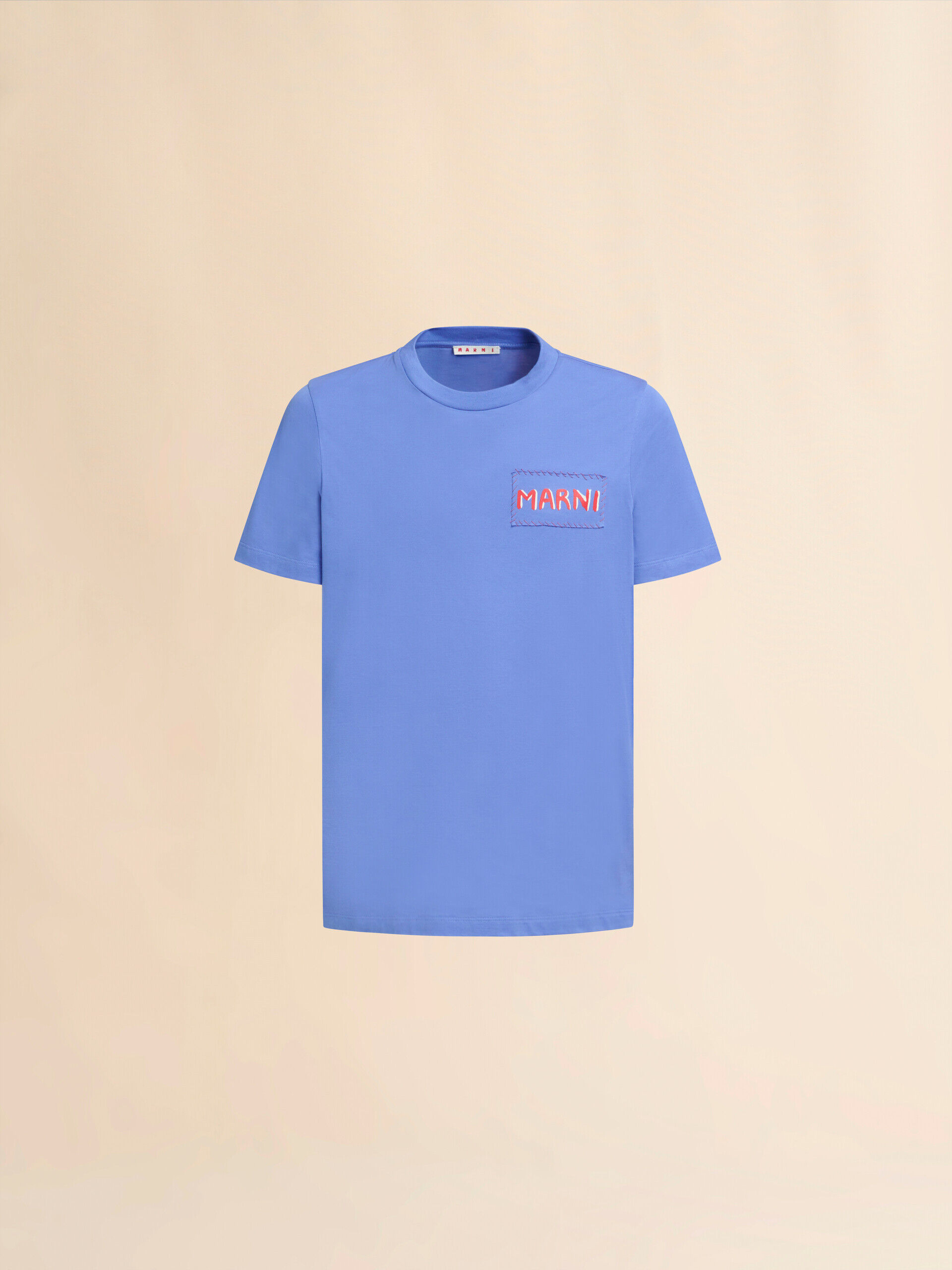 Indigo crew neck T-shirt | Marni