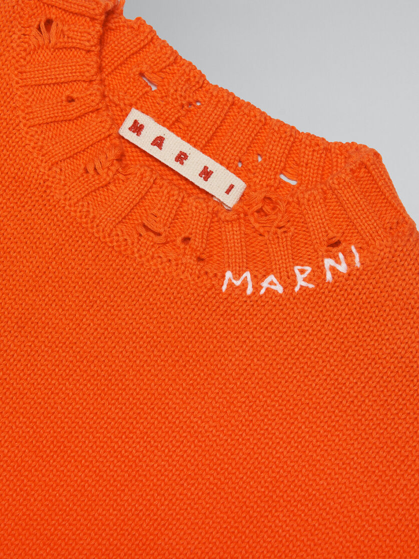 Vestido de algodón naranja - Vestidos - Image 3