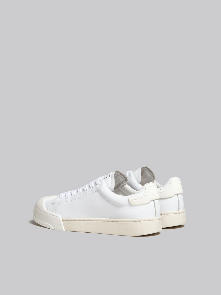 Zapatilla Dada Bumper de piel totalmente blanca - Sneakers - Image 3