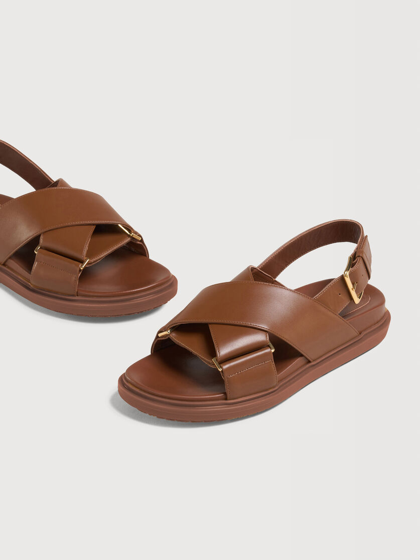 Brown leather Fussbett, Image 5