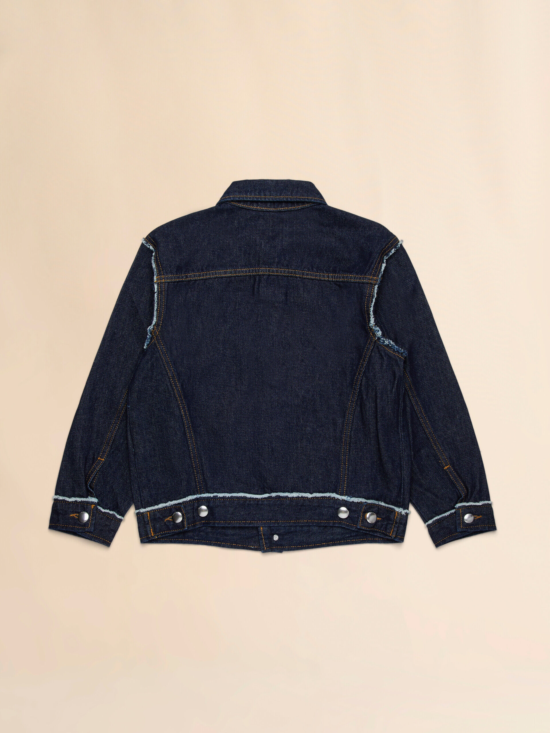 新品希少品★AMI デニムジャケット Gジャン アミ marni マルニ ほつれ加工ディテールのダークデニムジャケット | Marni