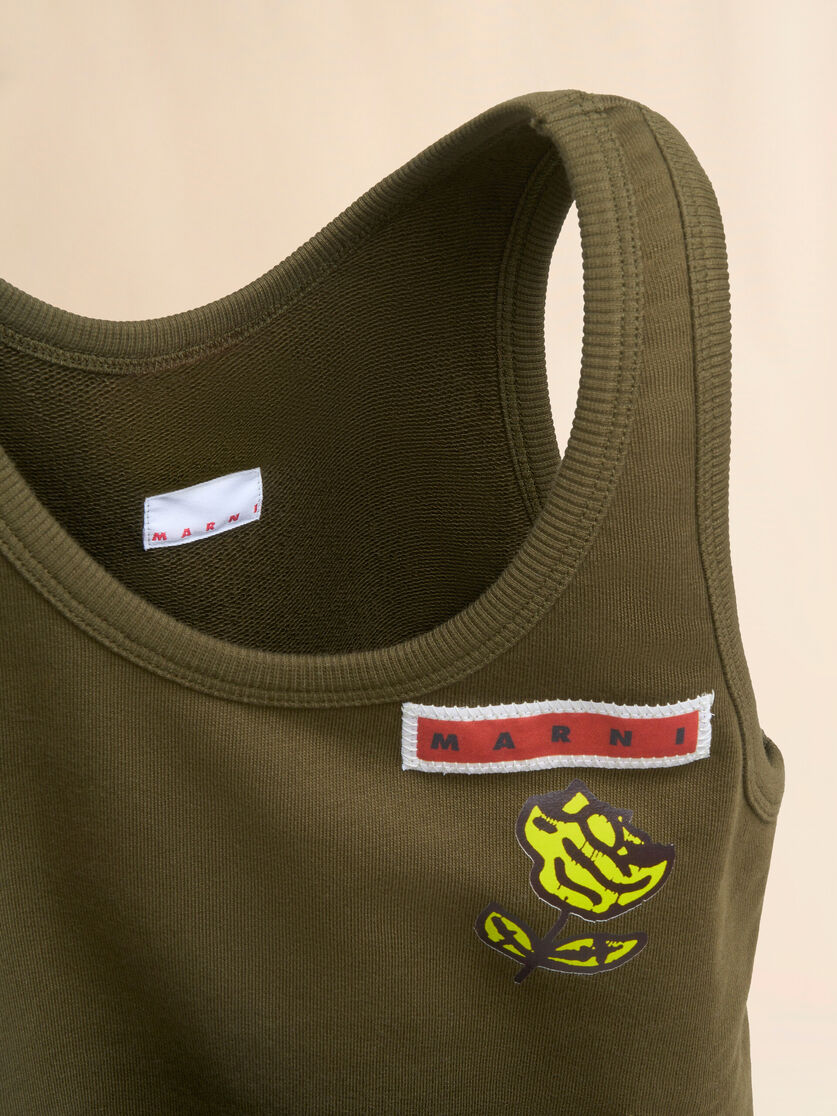 Deep green small Tank bag - Shopping Bags - Image 4