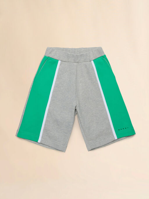 Fleece shorts with colorblock details - Pants