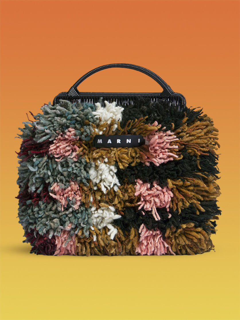 マルニマーケットWOOLY CROCHET BAG ウーリークロシェバッグ  