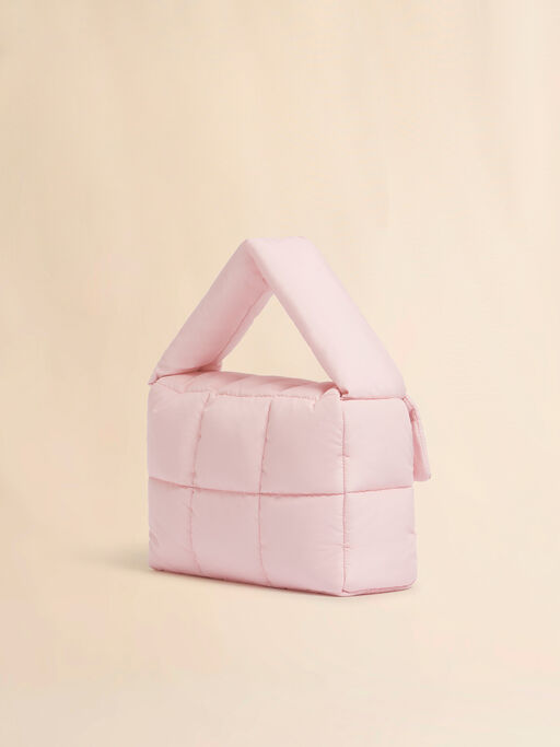 ピンク Puff ショルダーバッグ - ショルダーバッグ