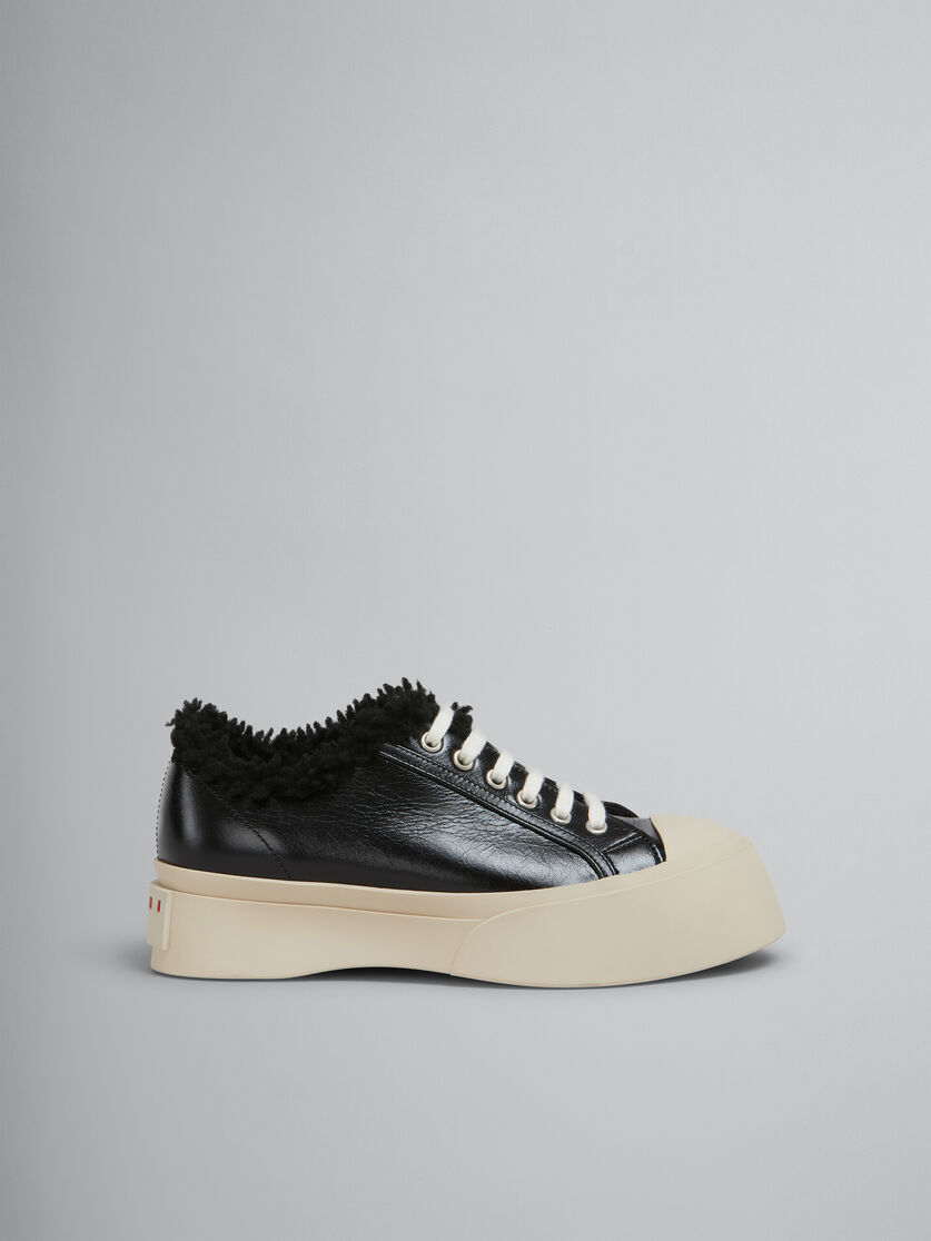 ブラック レザー・シアリング製 Pabloスニーカー | Marni