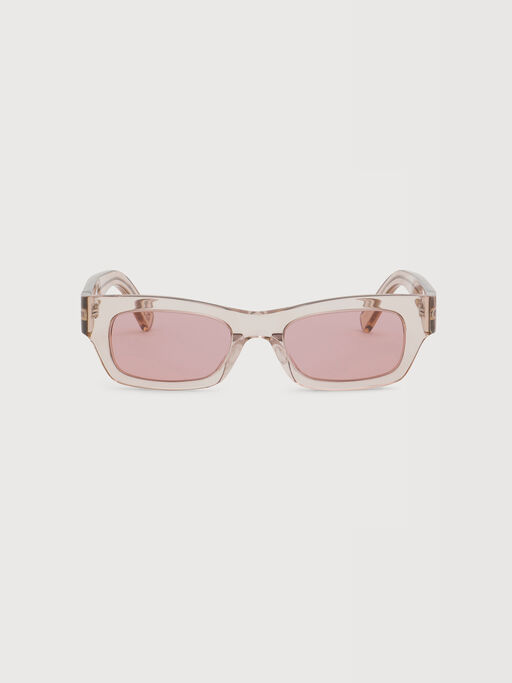 Clear cream Haicli sunglasses - Optical