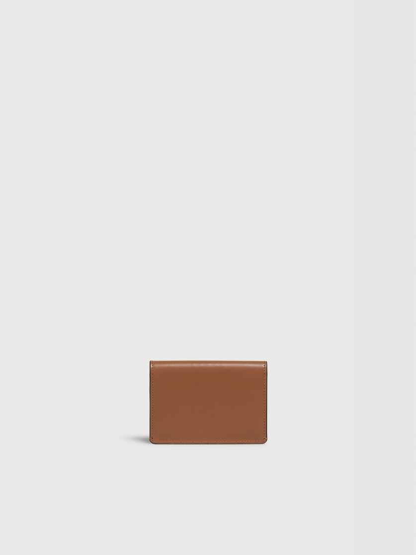 Brown leather Envelope card holder, Image 3