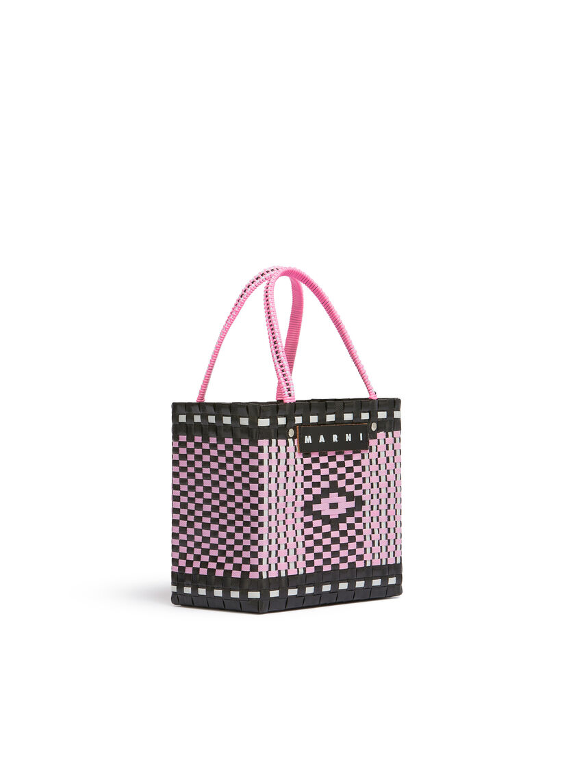 Pink diamond MARNI MARKET MINI BASKET Bag - Shopping Bags - Image 2