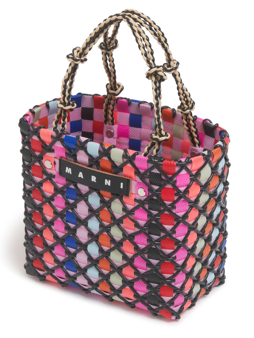 レイン MARNI MARKET CAKE BASKET MINI - ショッピングバッグ - Image 4