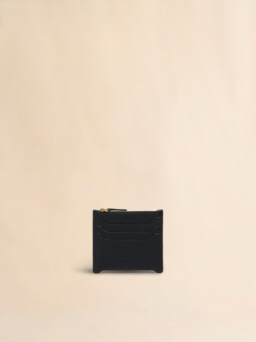 Black leather Trunkaroo card case - Wallets
