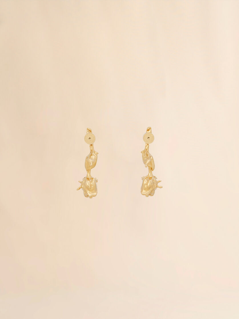 Pearls Flower Delirium drop earrings - Earrings - Image 2