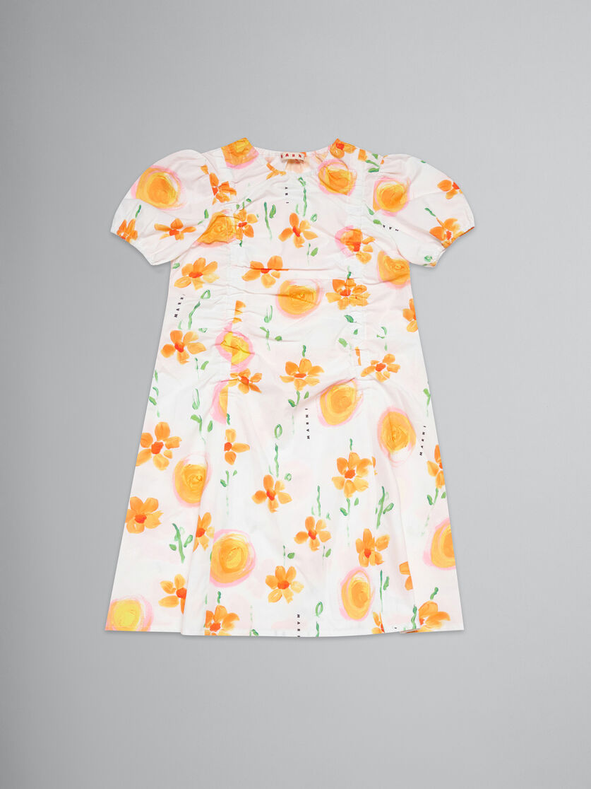 ホワイト Sunny Day ポプリン製ドレス - ドレス - Image 1