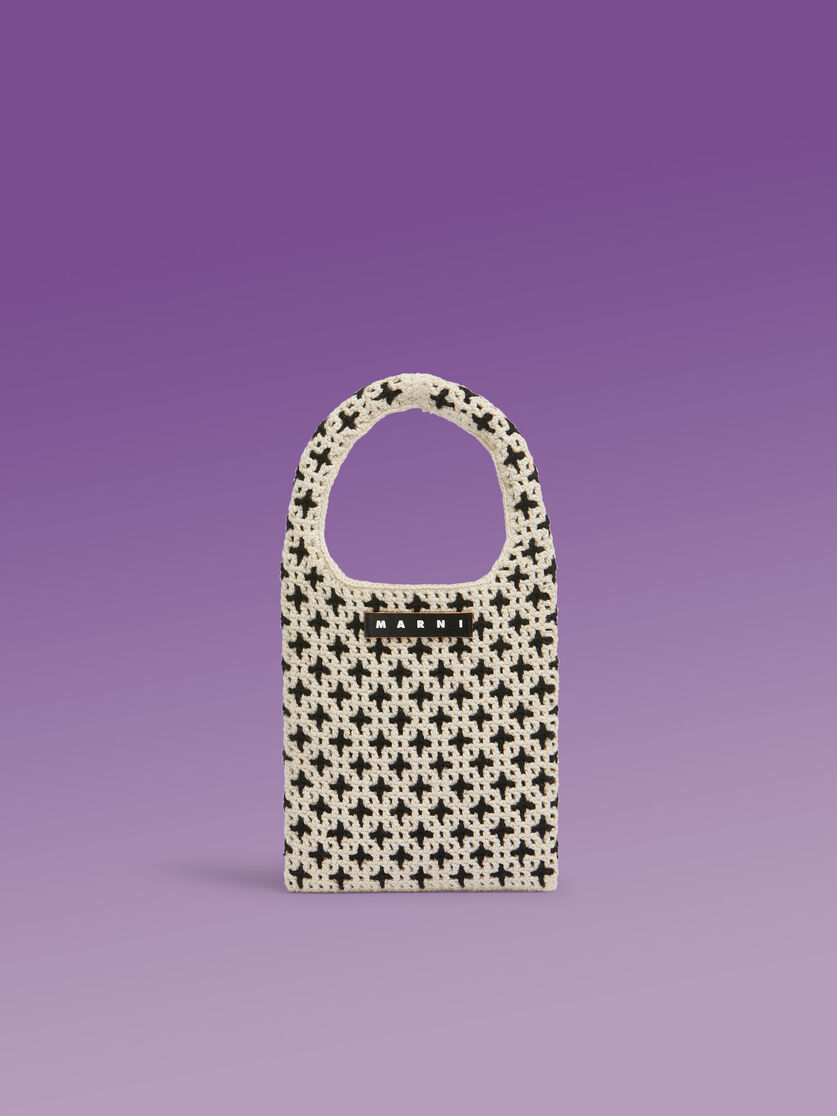 ホワイト MARNI MARKET リバーシブル ニット ミニバッグ | Marni 