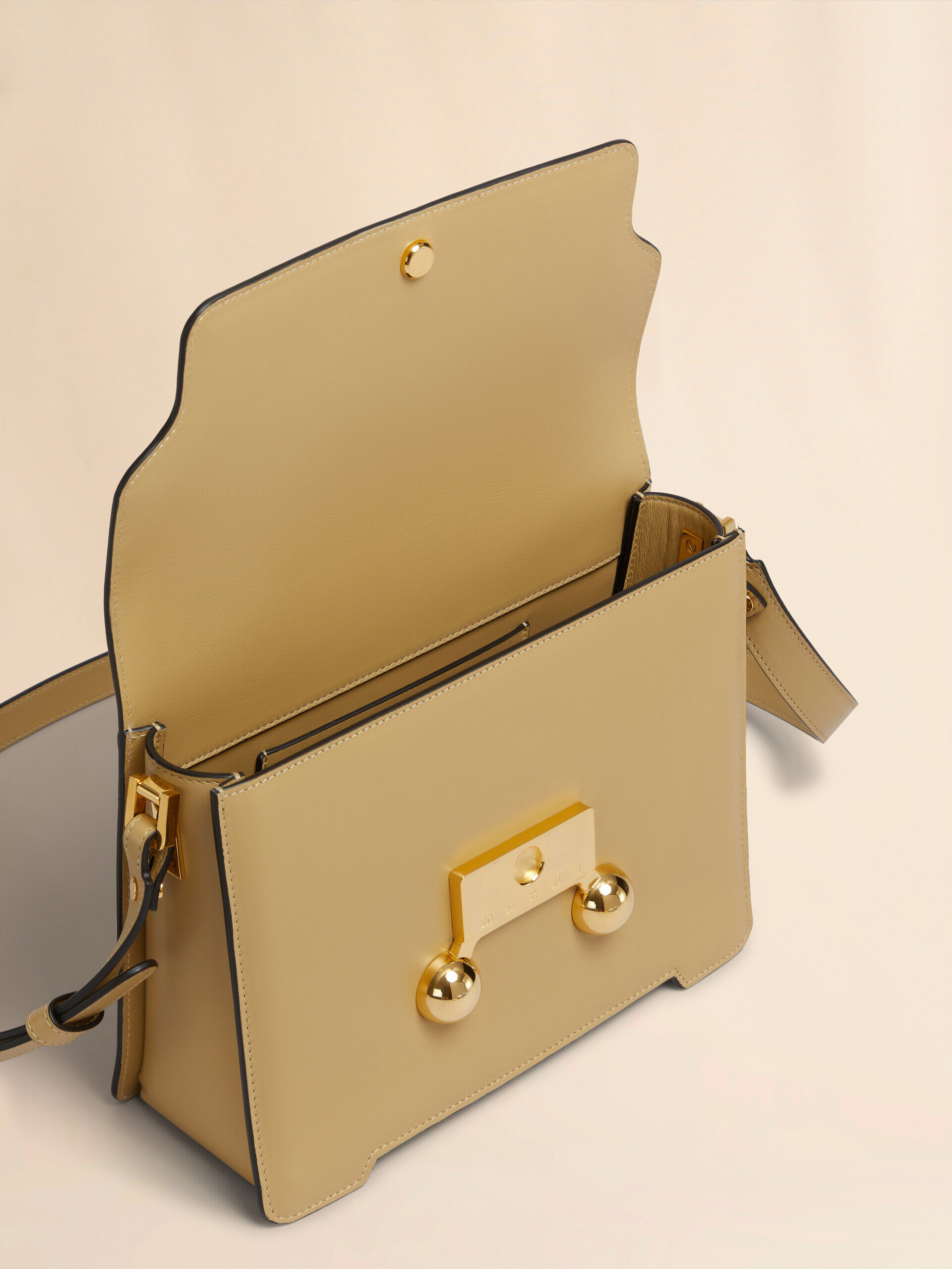 Camel leather Trunkaroo medium shoulder bag | Marni
