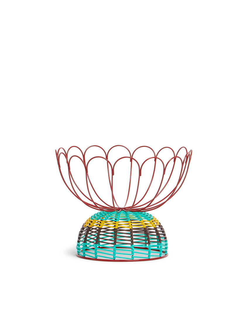Turquoise Marni Market Wire Fruit Basket - Accessories - Image 2