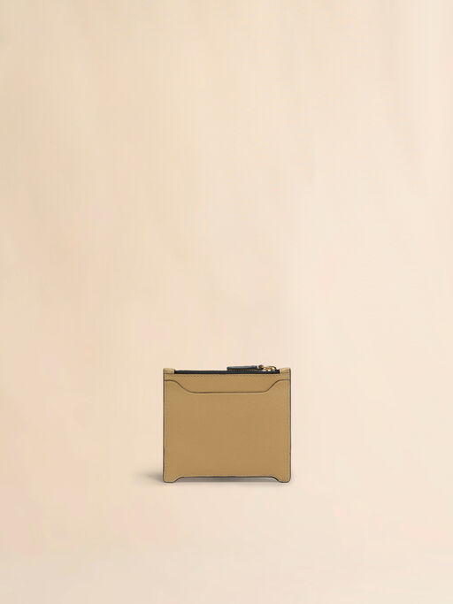 Beige leather Trunkaroo card case - Wallets
