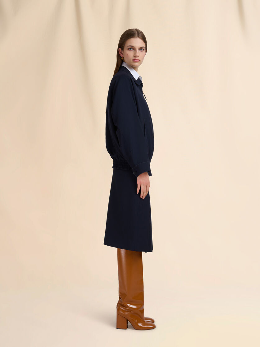 Deep blue wool Baracuta jacket with Marni Symbol - Jackets - Image 6
