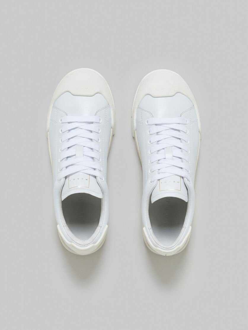 Sneakers Dada Bumper en cuir blanc - Sneakers - Image 4