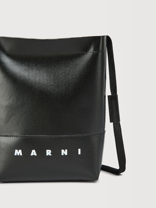 Black Tribeca crossbody bag with shoelace strap - Shoulder Bags
