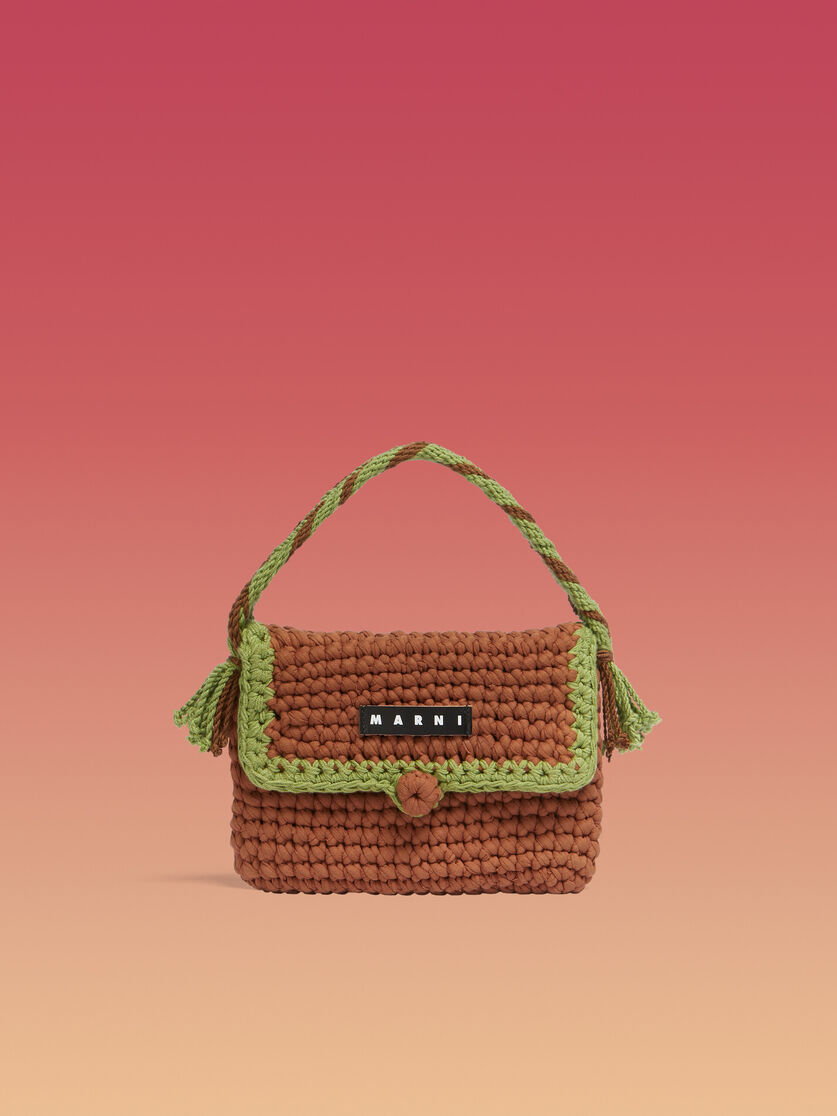 ブルー クロシェ Marni Market Bread ハンドバッグ - ショッピングバッグ - Image 1