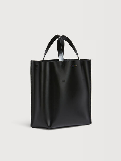 Museo small bag in black leather - Shopping Bags