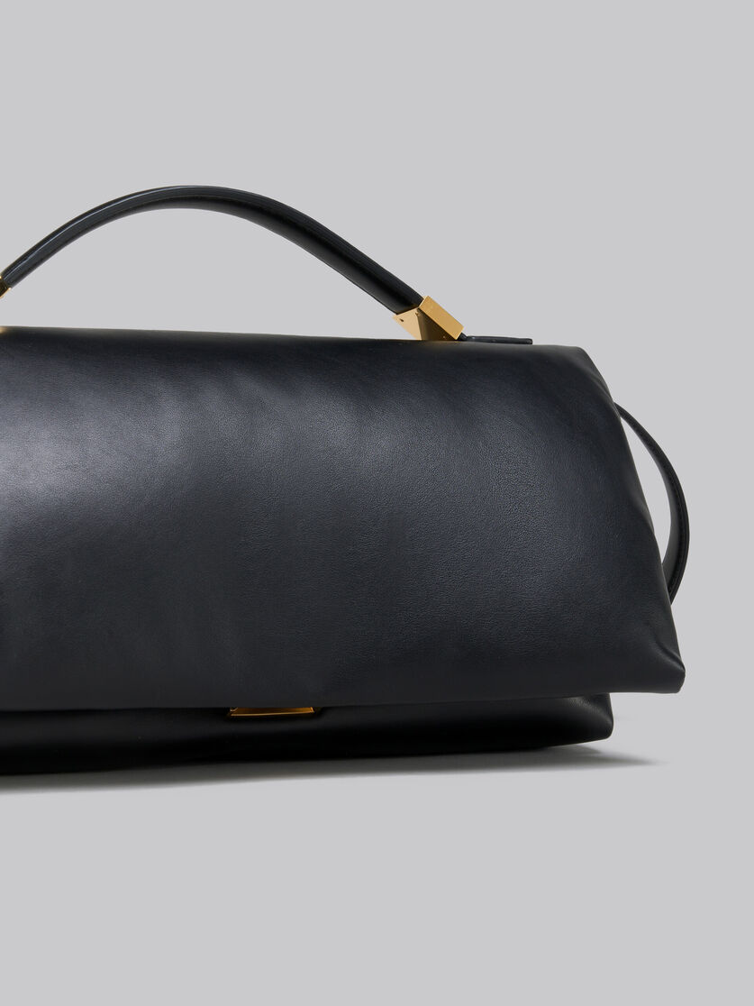 Black leather Prisma top handle bag - Handbag - Image 4