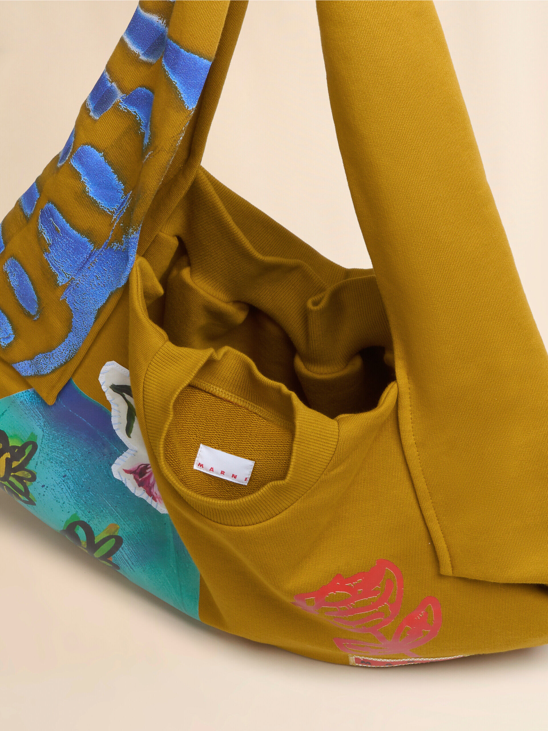 【関税&送料込】Marni Mustard Cotton Sweatshirt Mustard sweatshirt bag | Marni