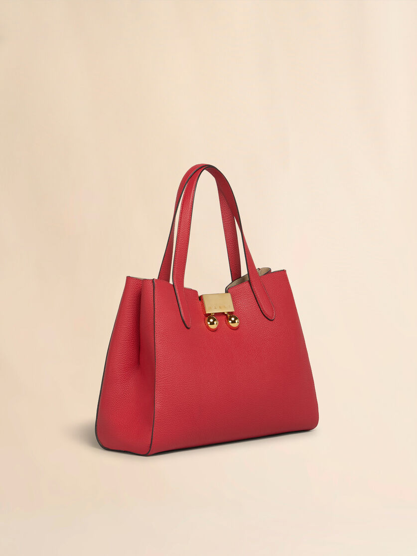 Grey leather Trunkaroo Tote handBag - Handbags - Image 3