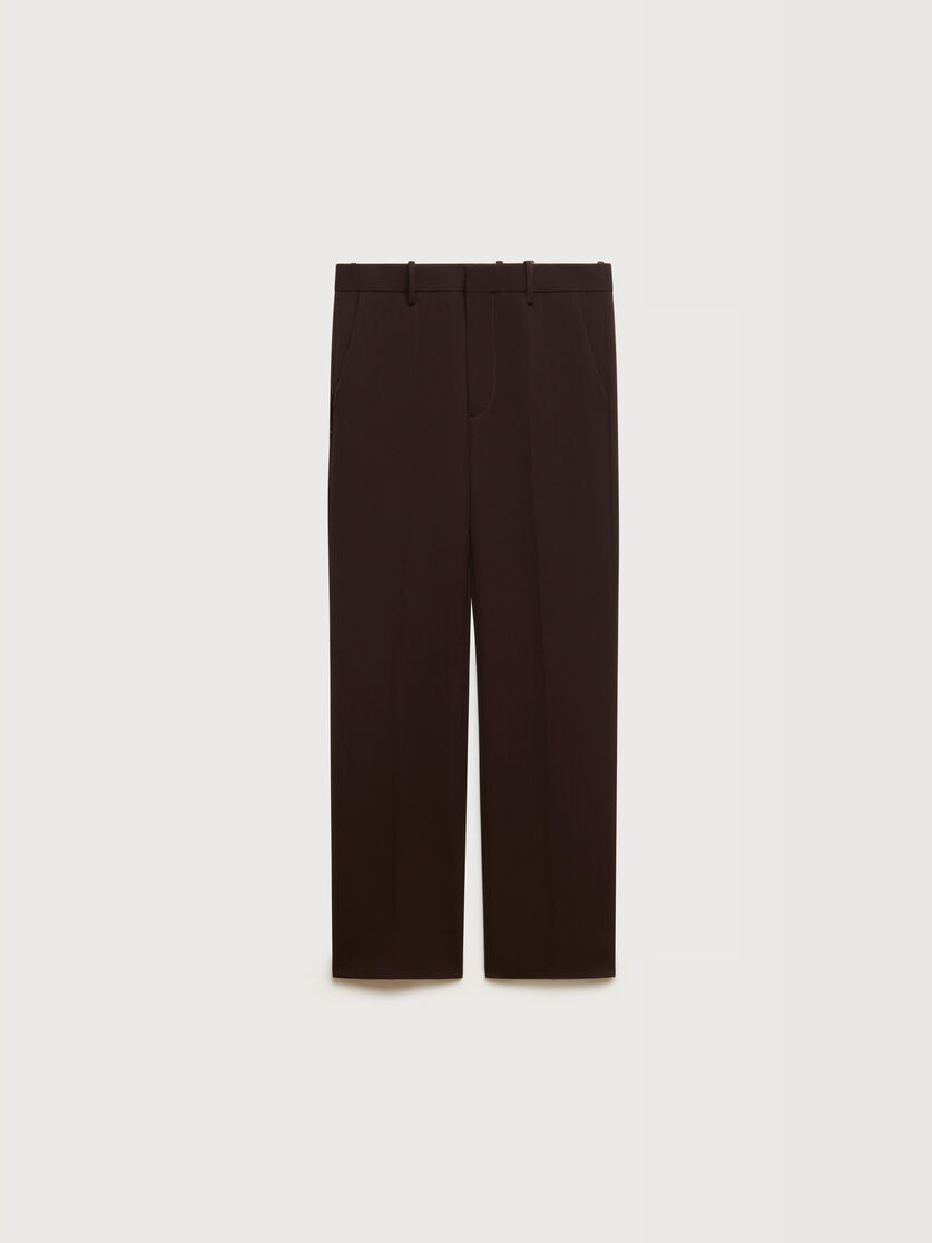 Brown regimental wool trousers, Image 1
