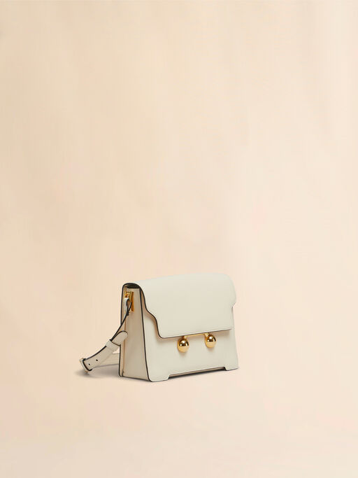 Cream leather Trunkaroo medium shoulder bag - Shoulder Bags