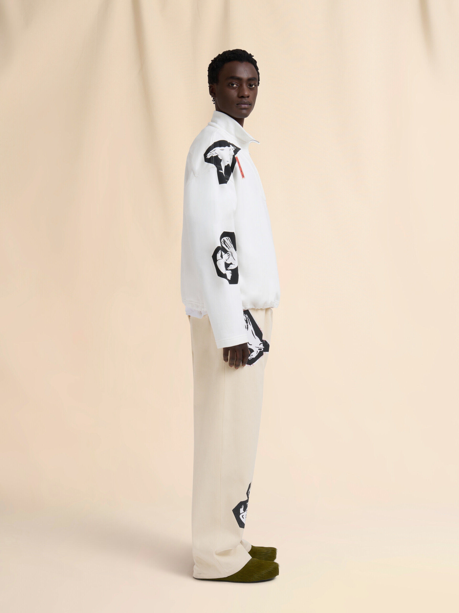 ホワイト コットン製Tシャツ | Marni