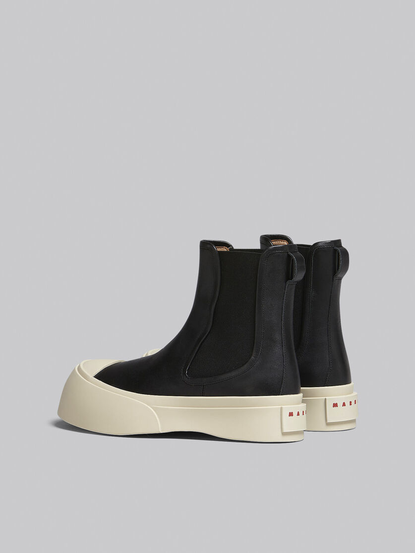 Black nappa leather PABLO Chelsea boot - Boots - Image 3
