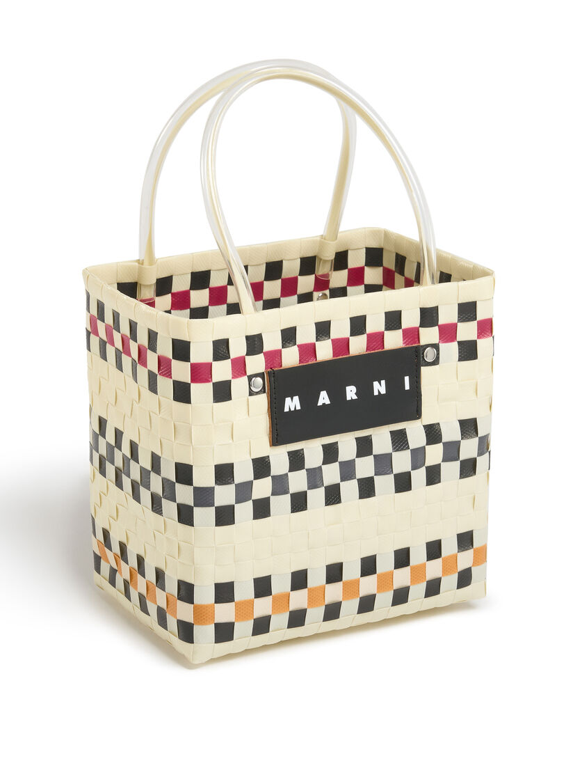 Ivory MARNI MARKET MINI BASKET bag | Marni 