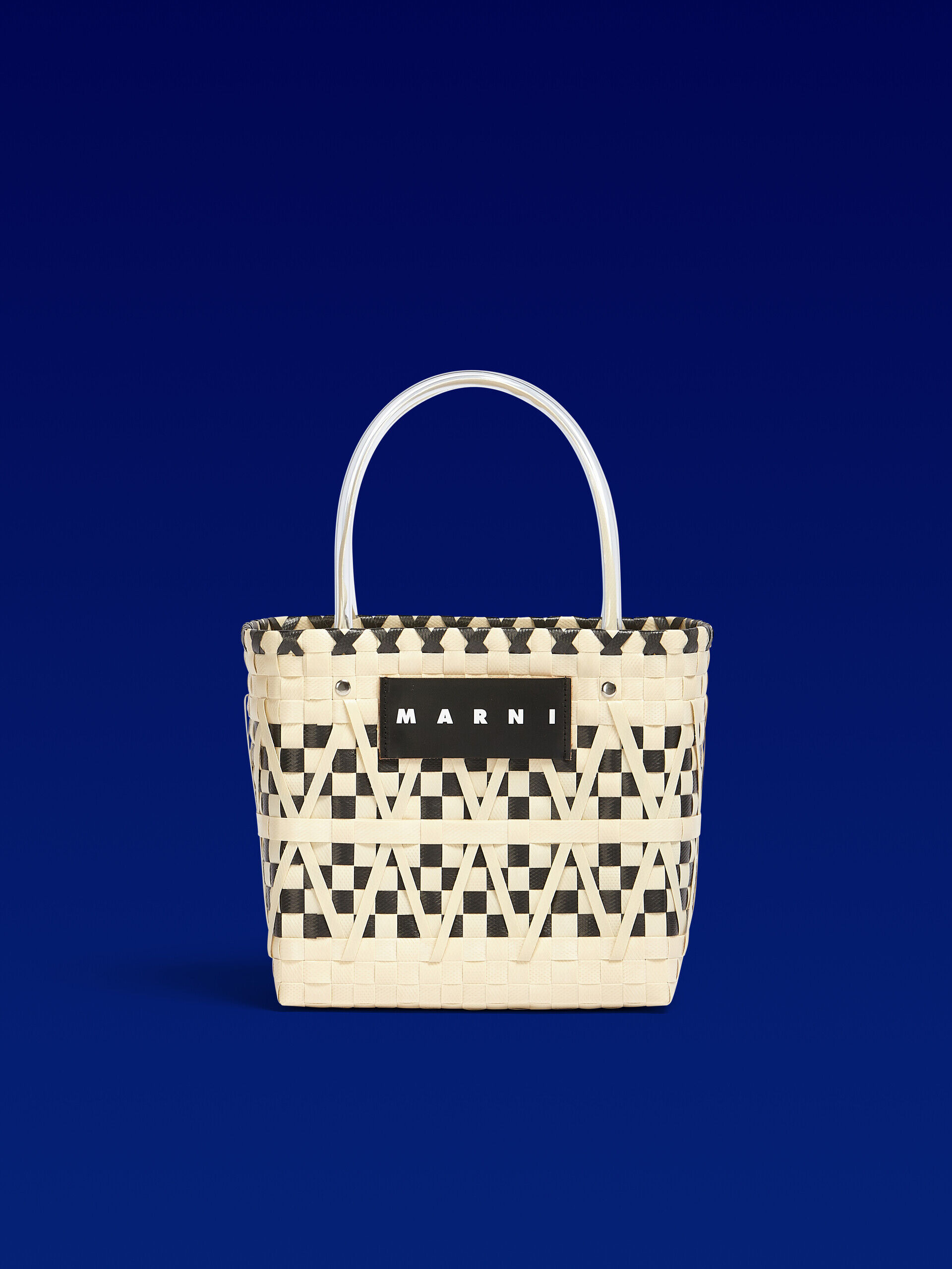マルニマーケット ステンシルバッグ　 バスケット かご アイボリー アイボリー MARNI MARKET STENCIL BAG | Marni