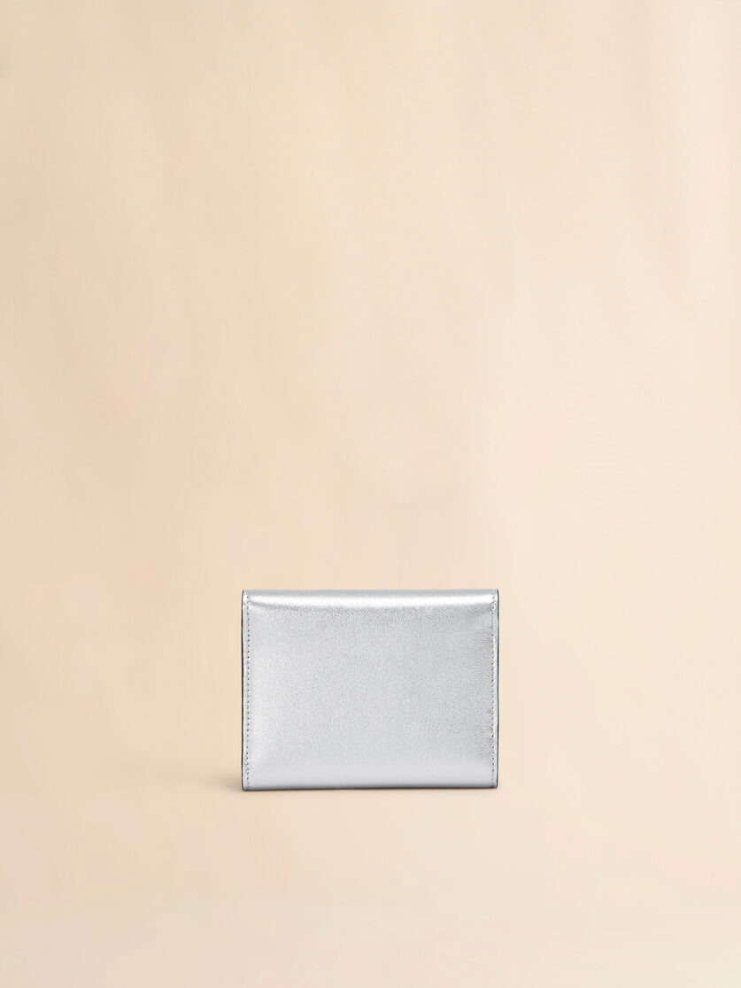 Silver leather Trunkaroo trifold wallet - Wallets - Image 3