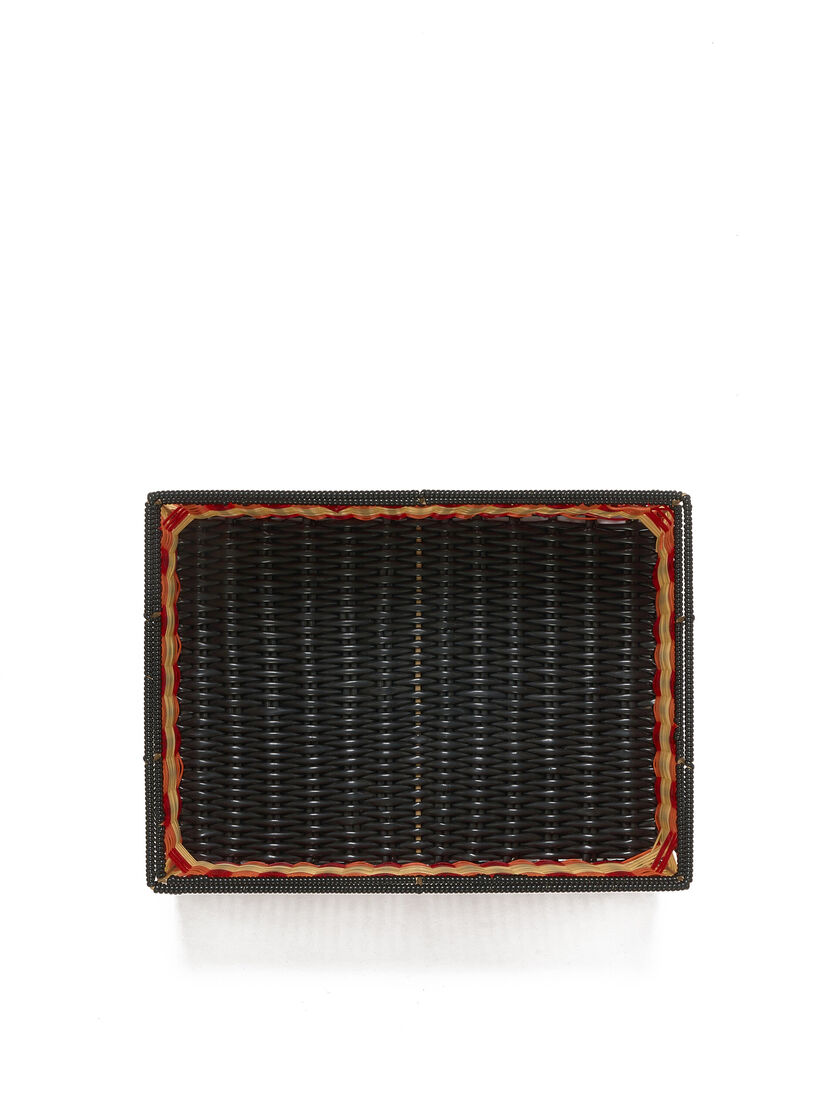 オレンジ レッド Marni Market レクタンギュラー 収納用バスケット - ファニチャー - Image 4