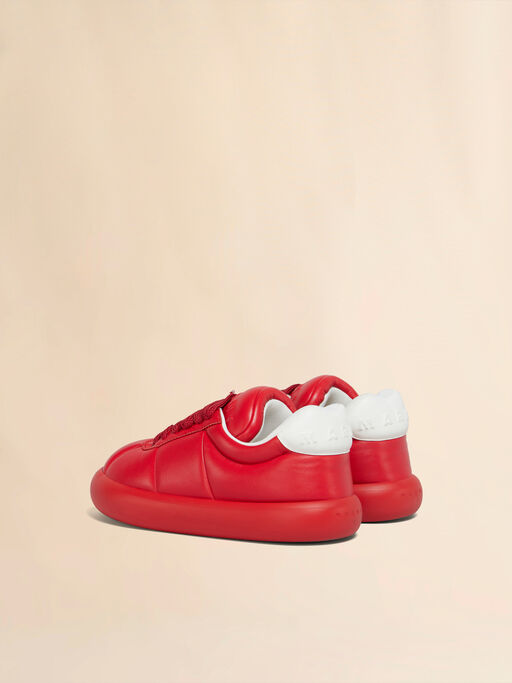 Red leather BigFoot 2.0 sneaker - Sneakers