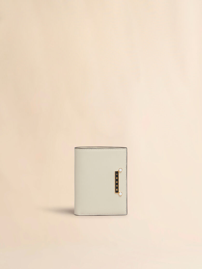 ブラウン レザー製 Envelope 二つ折りウォレット - 財布 - Image 1