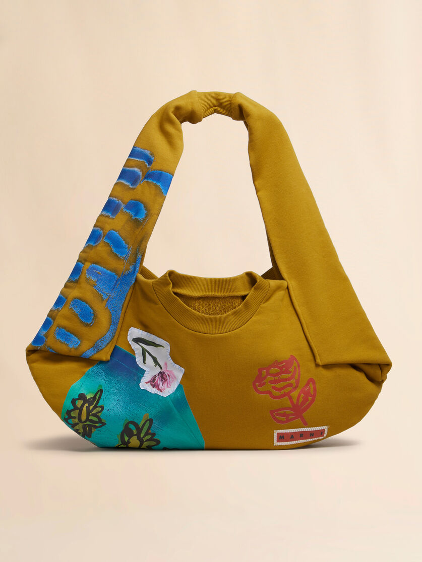 Mustard sweatshirt bag - Shopping Bags - Image 1