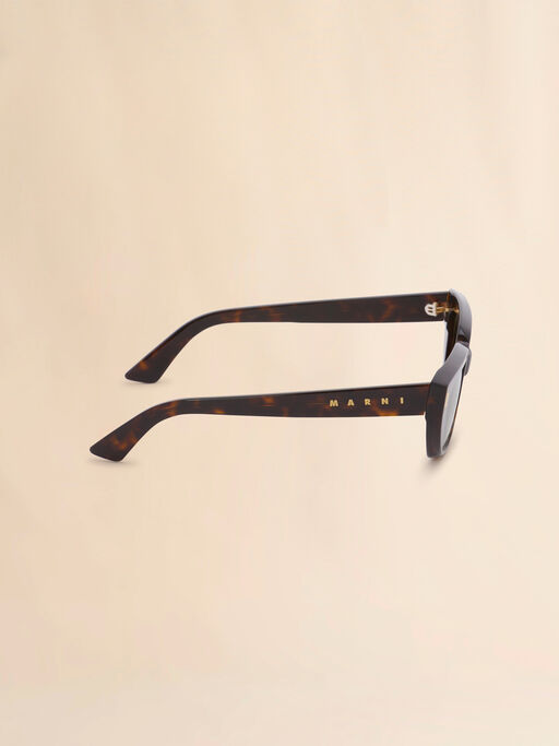 Tortoiseshell acetate Etezea sunglasses - Optical